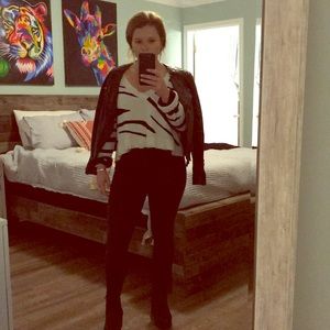 Wild Honey Zebra Sweater